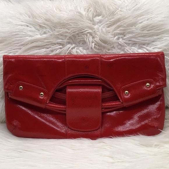 lorelei Handbags - Lorelei Red Leather Clutch